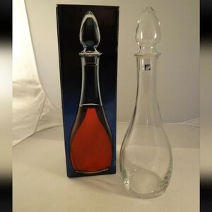 Light & Music Michelangelo Crystal Glass Decanter Made in Italy Luigi Bornioli